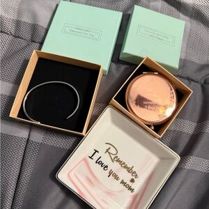 Rose Gold Compact Mirror